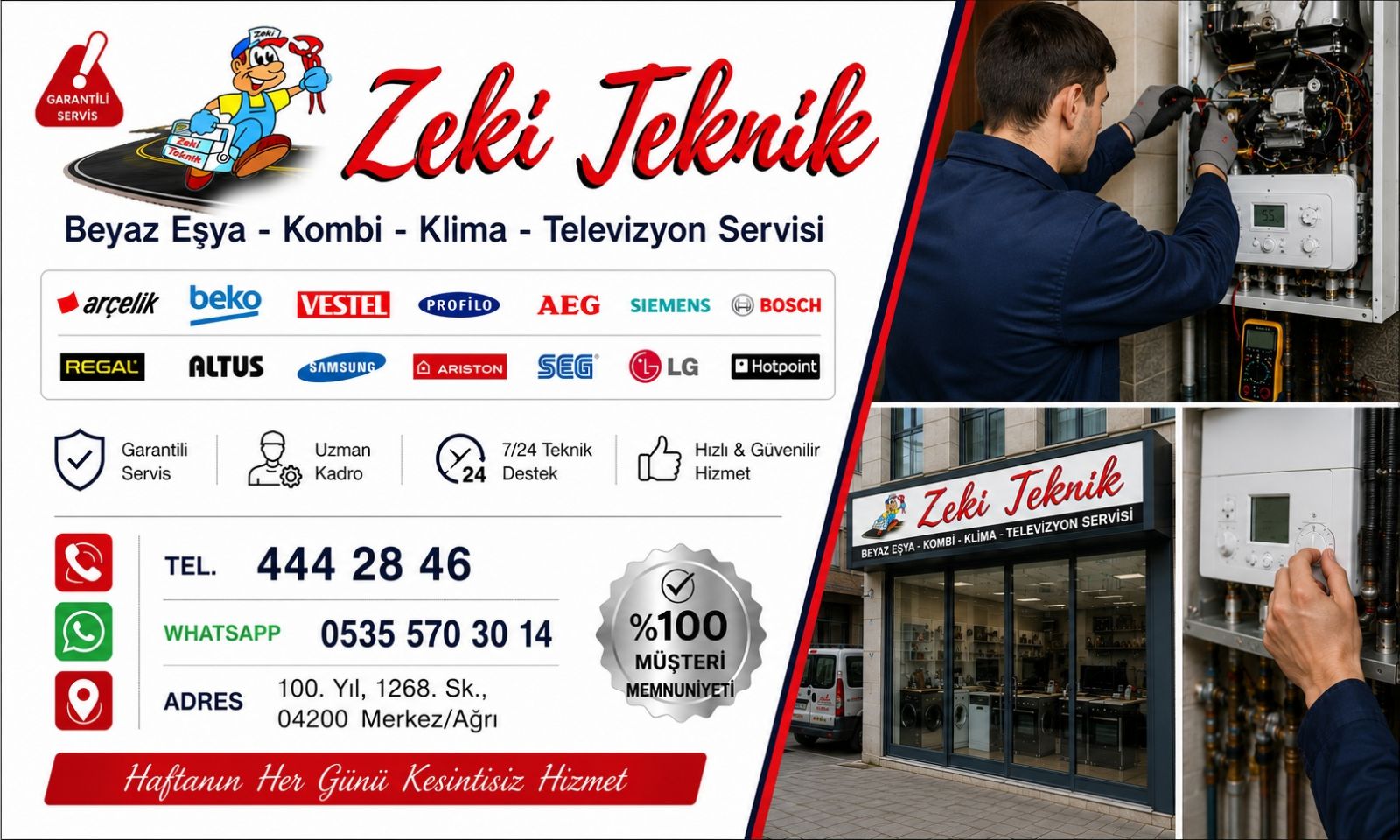 Ağrı Demirdöküm Servisi